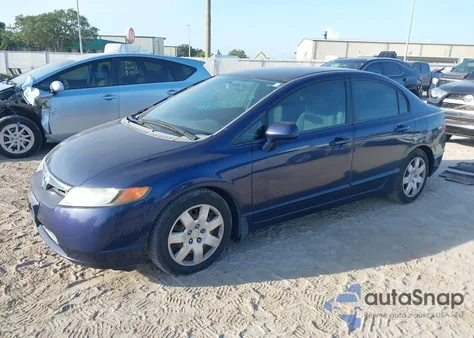 2007 Honda Civic Lx from USA, damaged, VIN 1HGFA16567L130522